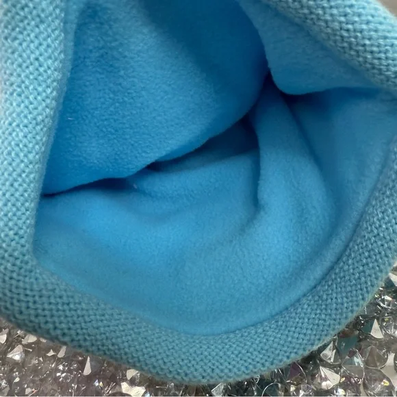 Tweety bird hat 2001 toque Pom Pom  Blue Pink Tweety Knit Pom-Pom vintage Beanie - Picture 6 of 9